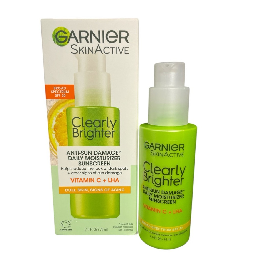 Garnier SkinActive Clearly Brighter Anti-Sun Daily Moisturizer Sunscreen New